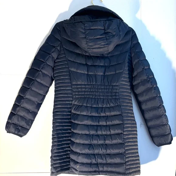 DKNY Women's Dark blue Puffer Coat, size S, great condition. - Picture 3 of 12